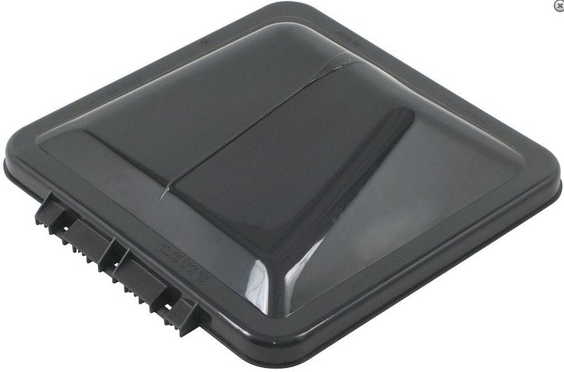 RV Roof Vent Lid – Wedge Shape – Smoke Finish – 14-1/4" x 14-1/4"