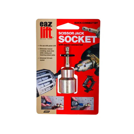 Camco 3/4" Quick-Connect Scissor Jack Socket Drill Adapter