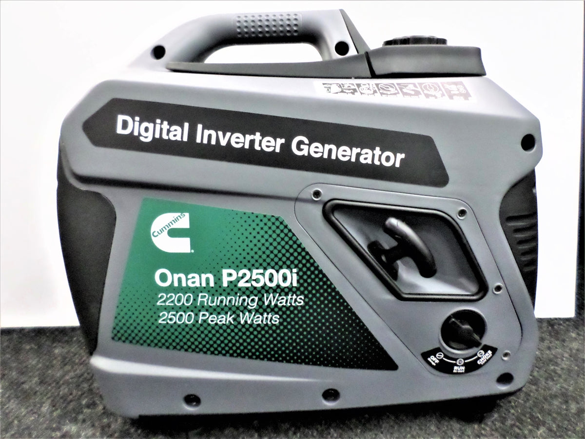 Cummins Onan P2500I, 2200 watt portable generator- perfect for RV or Camping use and around the home. Ship anywhere or pick up in Grand Rapids Michigan
