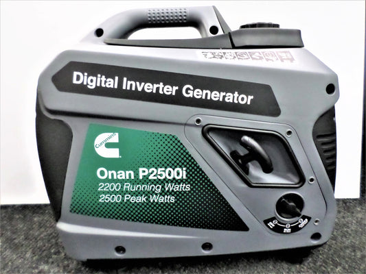 Cummins Onan P2500I, 2200 watt portable generator- perfect for RV  or Camping use and around the home. Ship anywhere or pick up in Grand Rapids Michigan