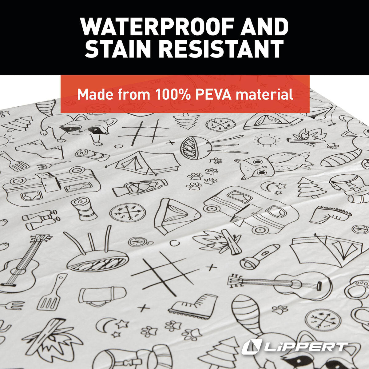 Colorable Vinyl Tablecloth & Bench Covers
