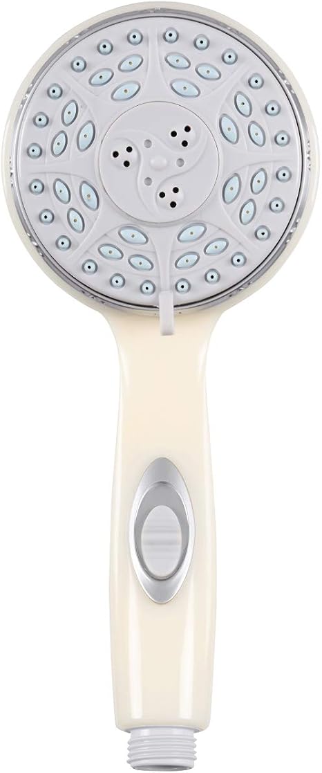 RV Shower Head With On/Off Switch - Off White