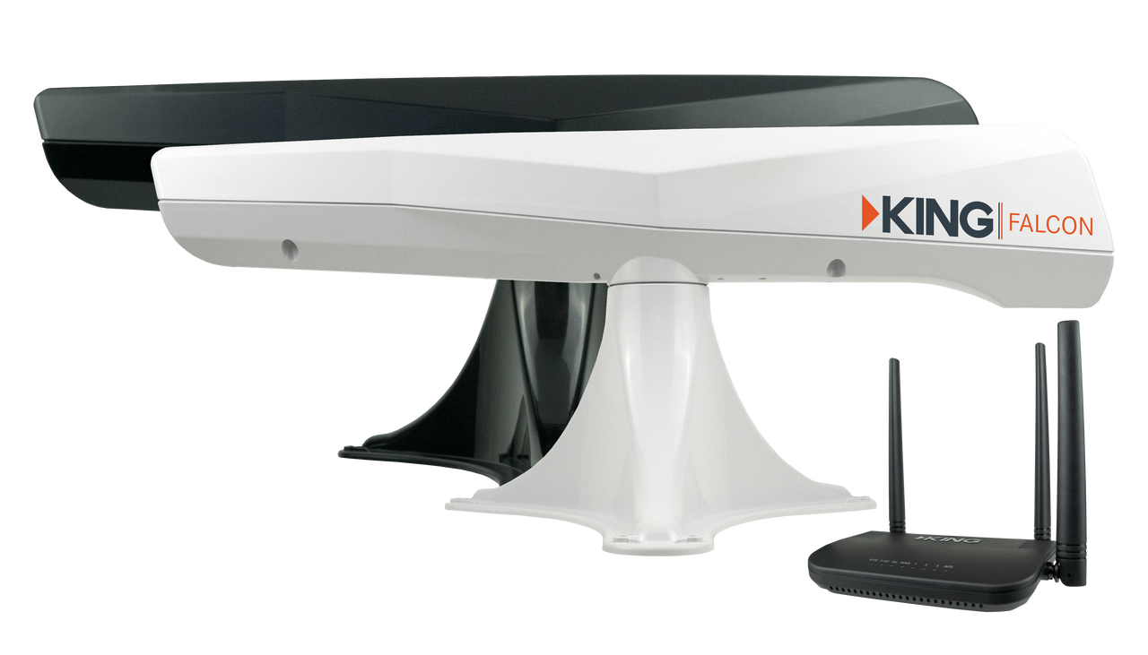 KING Falcon™ Directional Wi-Fi Antenna + KING WiFiMax Pro™ Router/Range Extender