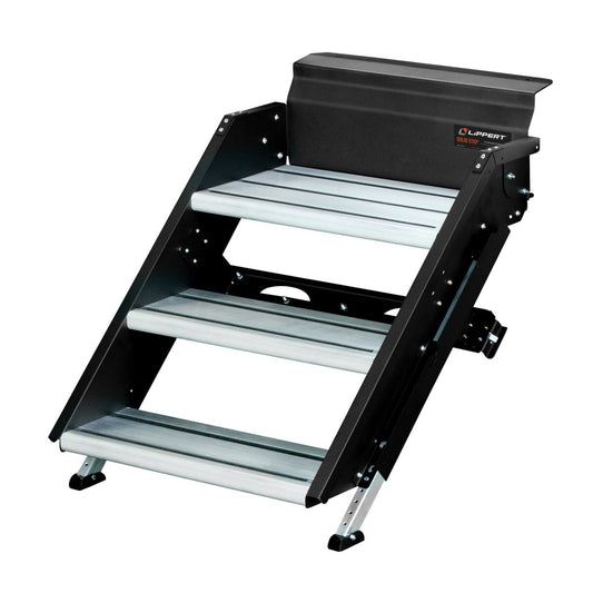 Lippert Solid Step Premium RV Steps - Triple