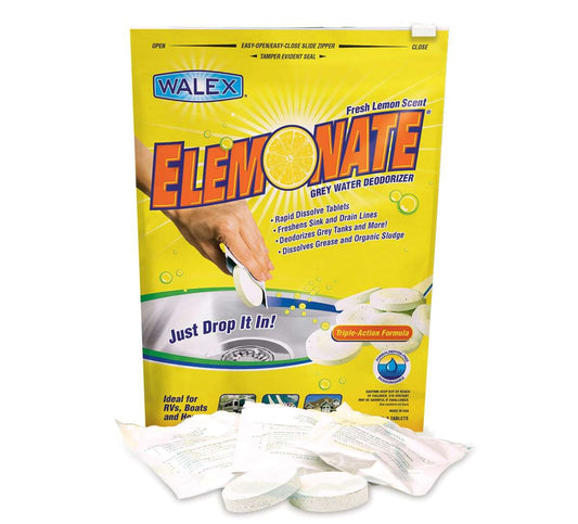 Walex Elemonate Grey Water Deodorizer - Fresh Lemon Scent