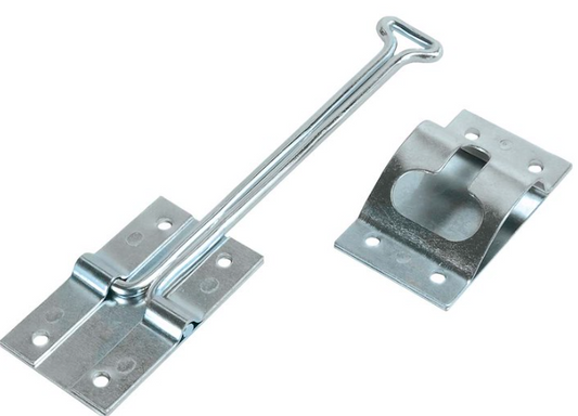 RV Designer Door Catch 6" ZINC