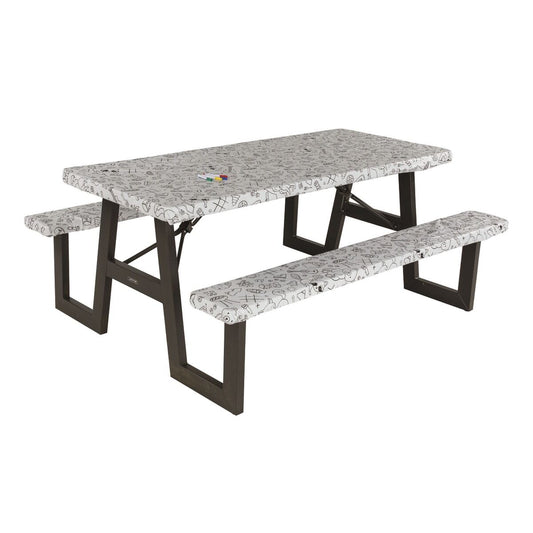 Colorable Vinyl Tablecloth & Bench Covers