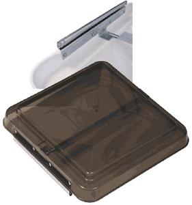 Ventline Roof Vent Lid – Smoke Polypropylene – 14-1/4" x 14-1/4"