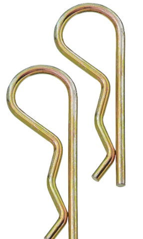 RV Designer Gold Trailer Hitch Pin Clip 1/2